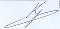 Krikalyov autograph