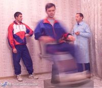 Sergei with vestibular chair