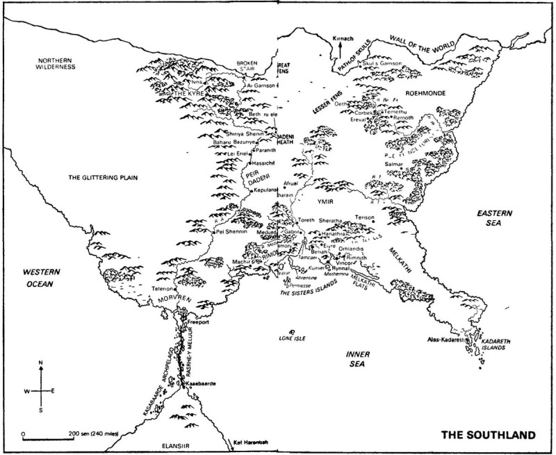 Orthe map from Golden Witchbreed