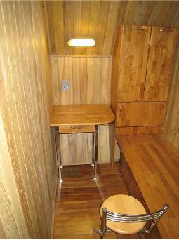 Closet-sized personal cabin