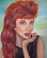 Redheaded young woman