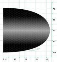 Aircraft shelter, dorsal view