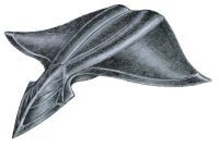 Pencil drawing of shuttle