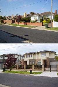 Neighborhood house: before and after