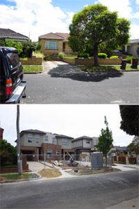 Neighborhood house: before and after