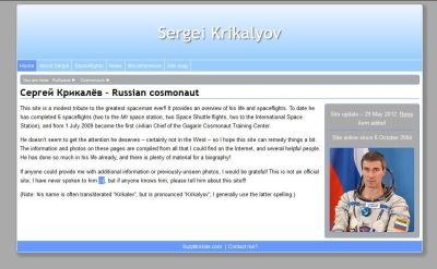 Sergei Krikalyov - 25/8/2013