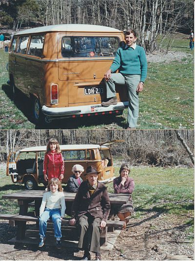 My family at Mt Franklin in December 1980