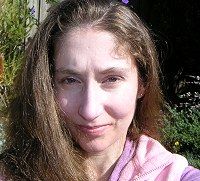 Suzy in the backyard