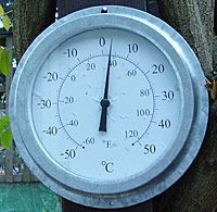 Temperature for 4 June 2006 - 3°C