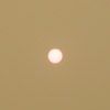 Sun through smoke haze