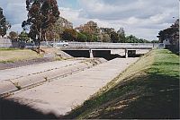 Elster Street Canal, looking west in 1997