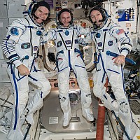 ISS-52/53 in Sokol suits